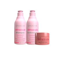 Groove Professional - Pack Shampoo + Acondicionador + Máscara Baño De Cristalización