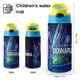 thumbnail image 2 of Gianluigi Donnarumma-theme One-Touch Pop Top Water Bottle Stainless Steel Leak-Proof Sports Children's Bottle blue 12oz, 2 of 6