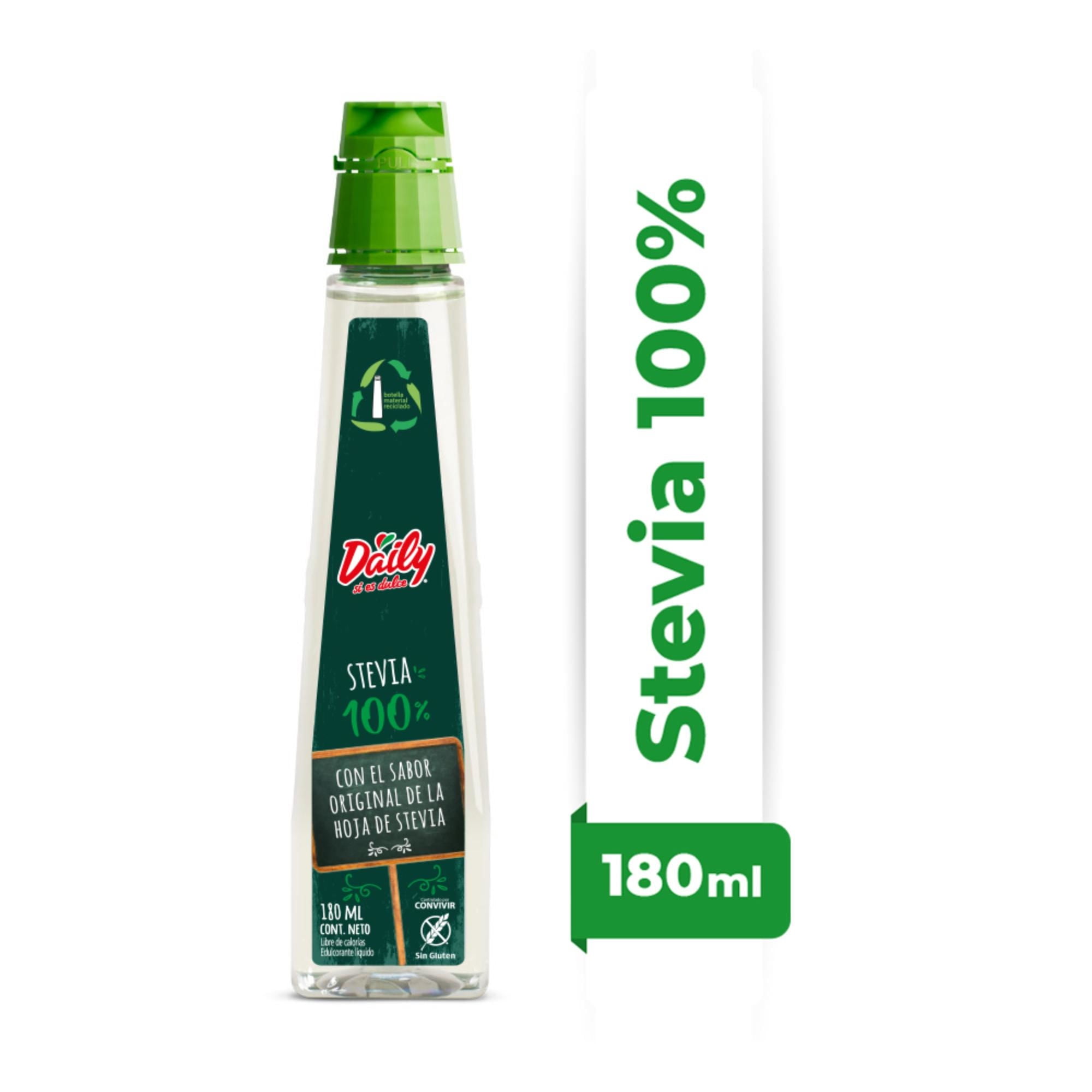 Endulzante Líquido Stevia Botella 180 ml Daily