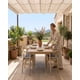 thumbnail image 4 of Set 6 Cojines Silla Comedor Cuadrados Con Flecos, 4 of 6