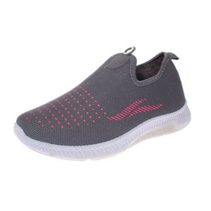 Zapatilla Piel Invernal Gris/Rosa Vía Franca