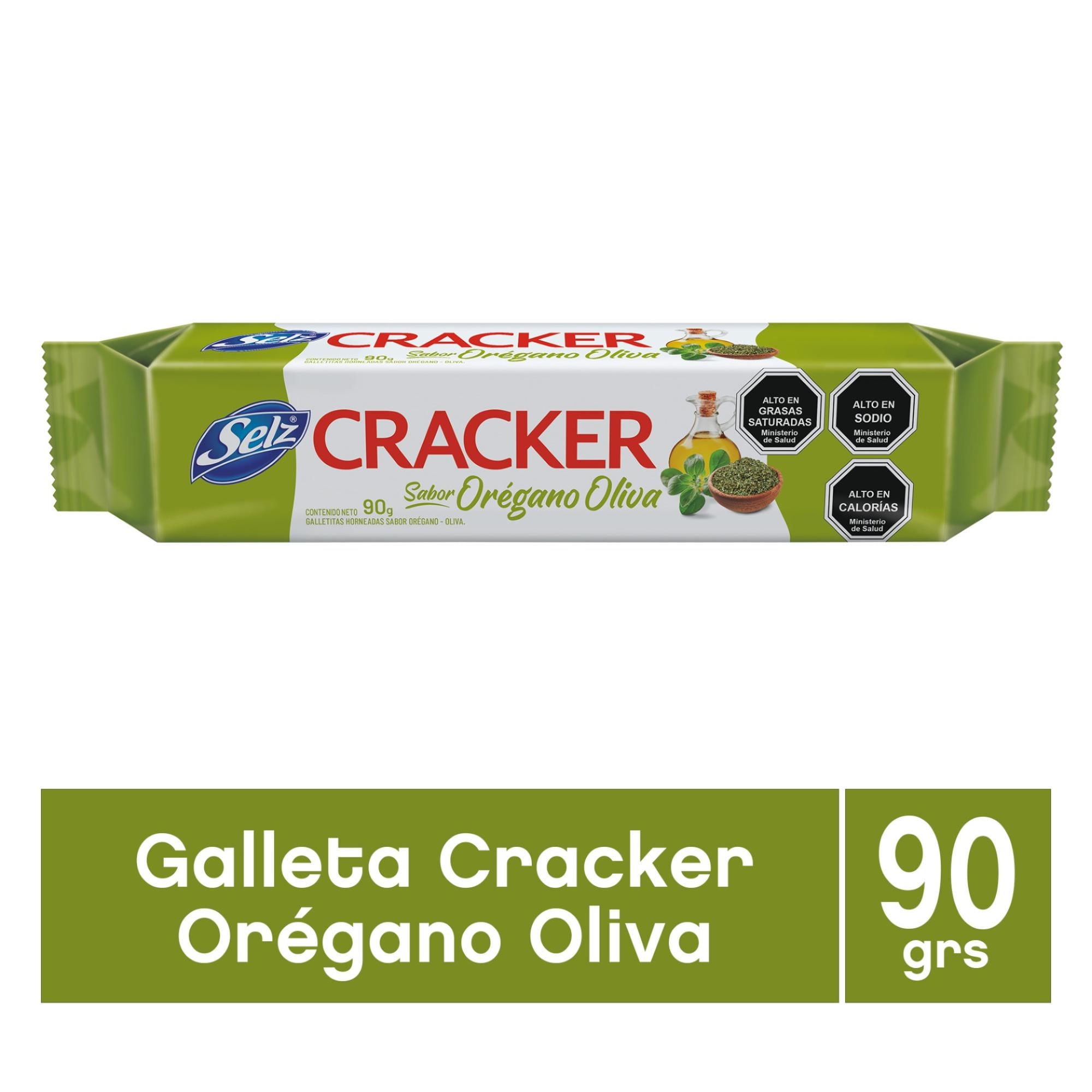 Galletas Saladas Orégano Y Oliva Bolsa 90 g Cracker