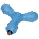 thumbnail image 1 of Juguete para perro Pet Life 'Tri-Chew' de triple hueso con dispensador de premios de TPR, 1 of 2