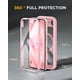 thumbnail image 3 of Funda Miracase para iPhone 17E/16E con pantalla de cristal rosa, 3 of 6