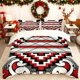 thumbnail image 1 of with a Hawaiian Style Black And Red Fabric Design This Printed Duvet Cover Set Includes a Soft And Comfortable Bedding Option Suitable for All Seasons, 1 of 1