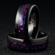 thumbnail image 1 of Anillo de Carburo de Tungsteno Nebula Noir Talla 11 USA Hombre, 1 of 3