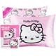 thumbnail image 1 of Funda de almohada Hello Kitty de satén 48 x 66 cm, fresca, con cierre de cremallera, 1 of 6