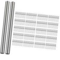 Bothyi - Clavo De Hilo De Rodapié De Doble Cabeza Con Herramienta De Manga Específica Para Clavos, Clavos De Cemento, 200 Piezas