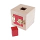 thumbnail image 1 of Montessori Juguetes Ni?os Educación Temprana Ense?anza Ayudas CUBE Juguete De Madera Rojo, 1 of 5
