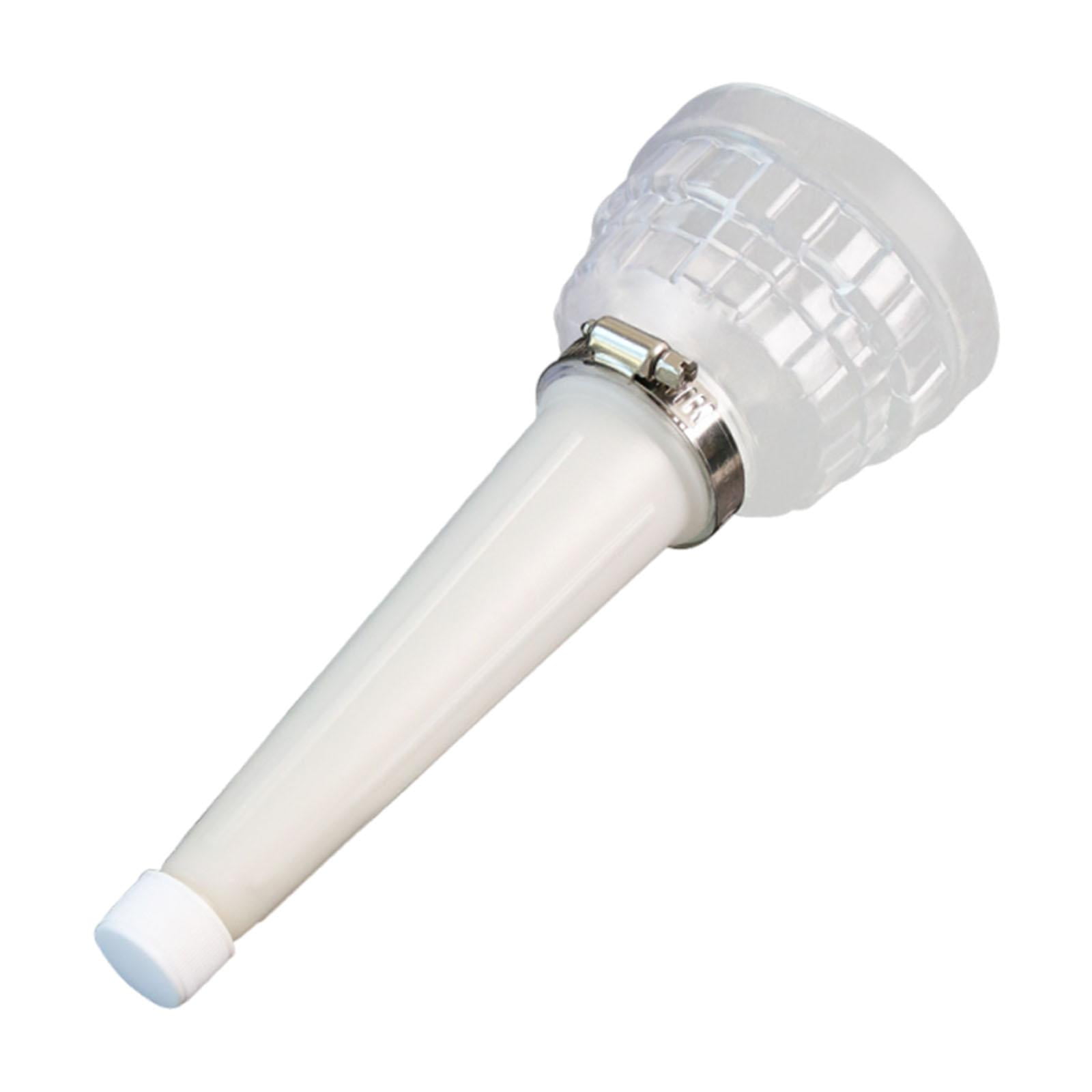 Ioensy - Embudo De Cambio De Aceite Con Abrazadera De Acero Inoxidable Herramienta Para Quitar El Filtro De Aceite Del Vehículo