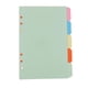 thumbnail image 3 of 5 piezas a5 kraft tabbed paper planner notebook divider index page multicolor, 3 of 5