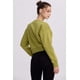 thumbnail image 3 of Polerón Mujer Crop Print Verde Claro, 3 of 4