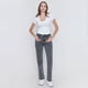 thumbnail image 4 of Polera Mujer M/C Rib Cuello V Roulette Blanco Corona, 4 of 5