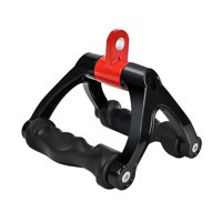 Magideal - Accesorios De La Máquina Del Cable Del Accesorio Del Cable De La De La D Doble Cojinete 661 Lbs Cuerda Del Tríceps Barra De Presión En , Negro