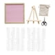 thumbnail image 1 of Tablero De Letras De Fieltro Clásico, Tablero De Mensajes Intercambiable Para Cumplea?os, Hotel, Oficina, Color Rosa, 1 of 5