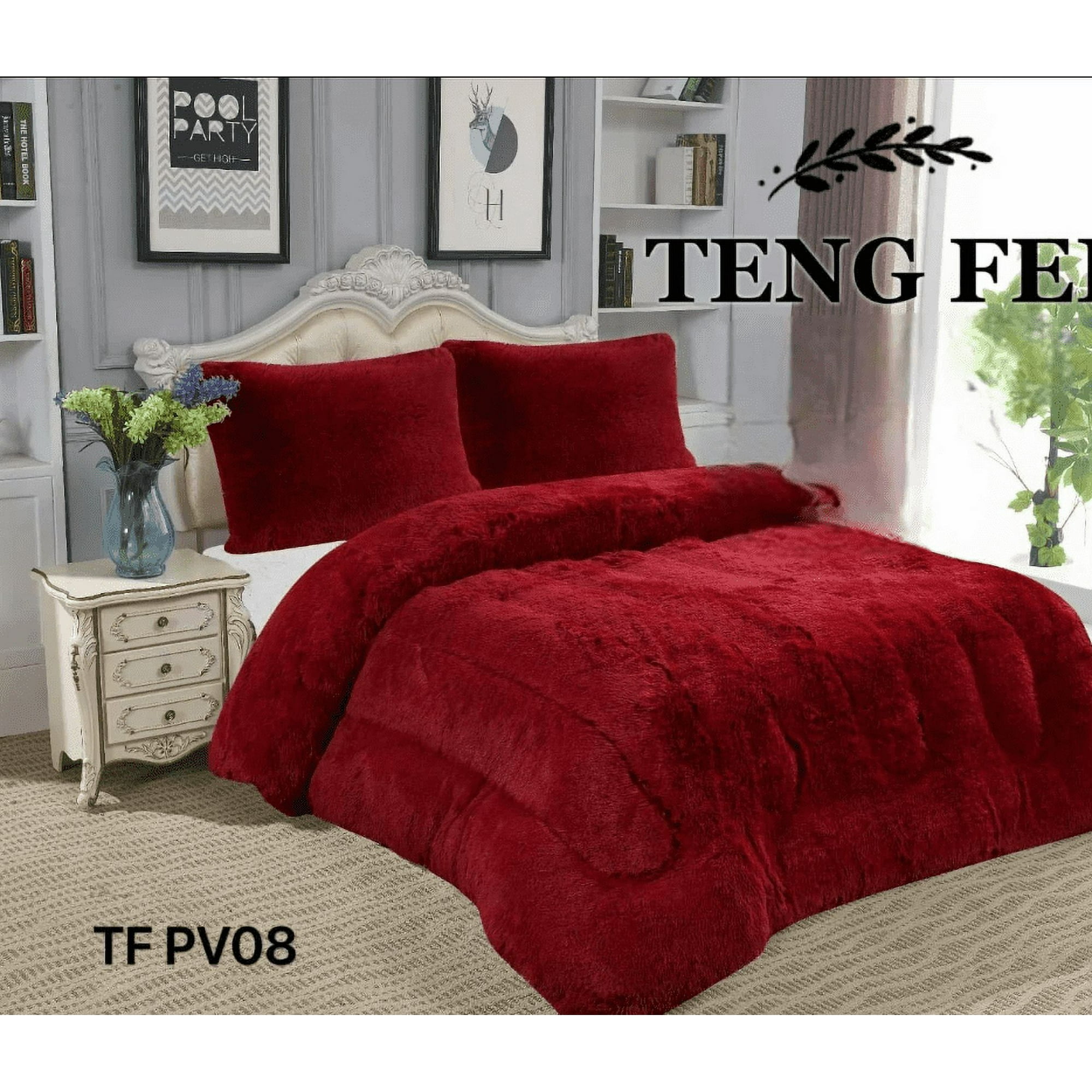 Todostore - Plumón De Invierno Peludos Con Chiporro King