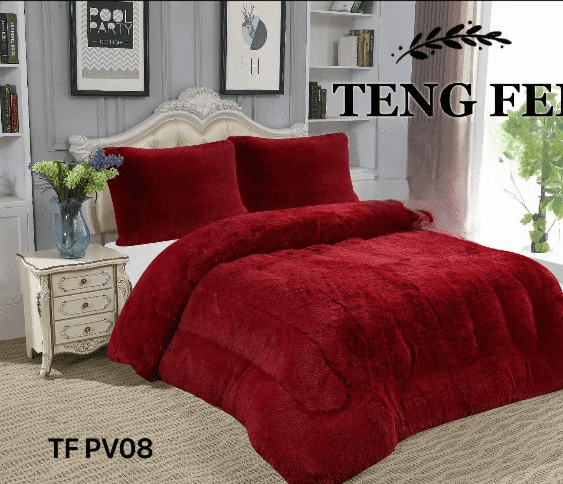 Tecnocasa - Plumón De Invierno Peludos Con Chiporro King