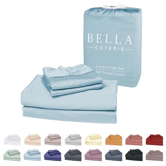 Juego de sábanas Bella Coterie Luxury de viscosa de bambú tamaño queen