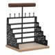 thumbnail image 3 of Madera Metal Pendiente Pulsera Colgando Joyas Organizador Stand Rack Space Saver, 3 of 5