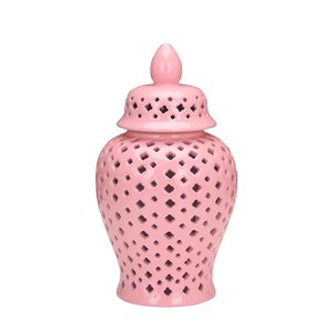 Magideal - Tarro De Jengibre De Cerámica, Tarro Decorativo, Tarro De Almacenamiento, Decoración De Jarrón, Colección Multiusos, Arreglo Floral, Florero Decorativ 10Cmx10Cmx22Cm