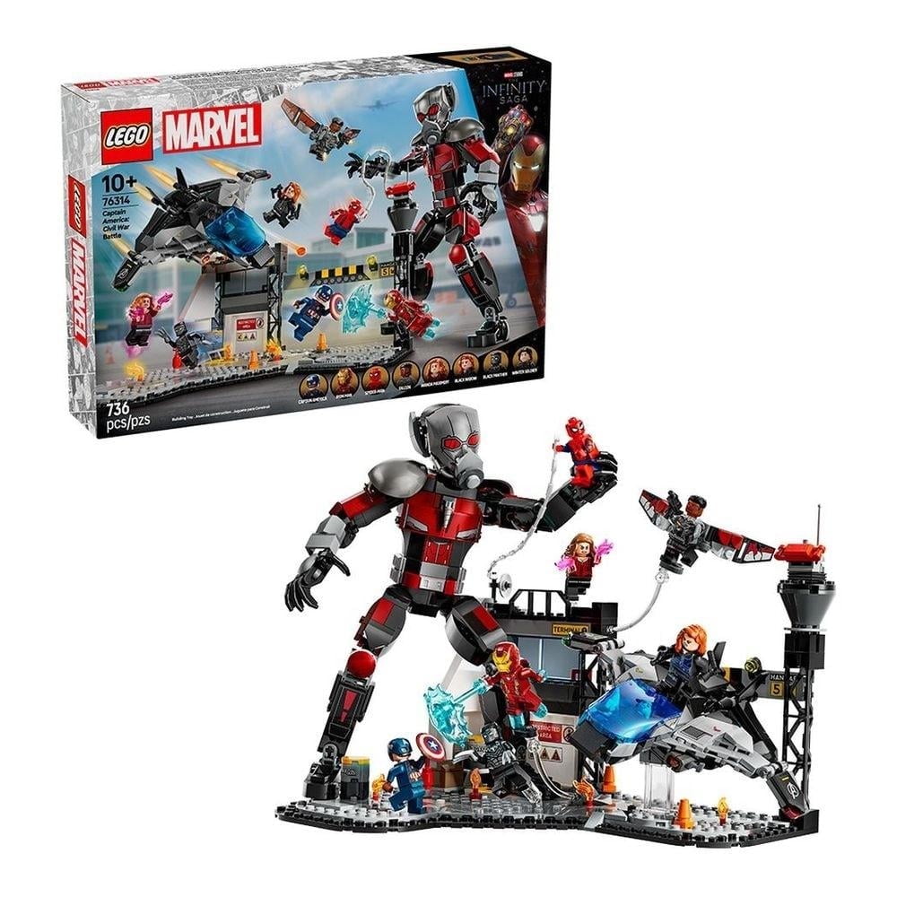 Set Lego Super Heroes Gran Batalla De Capitán América: Civil War 76314