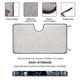 thumbnail image 2 of Parasol Plegable para Parabrisas Desmarcar 130cm x 70cm, 2 of 6