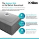 thumbnail image 5 of Sink Kraus KHU101-21 Standart PRO, calibre 16, bajo encimera, 5 of 6