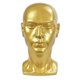 thumbnail image 3 of Cabeza De Maniquí Modelo Versátil Profesional Para Anteojos Gafas Sombrero Dorado, 3 of 5