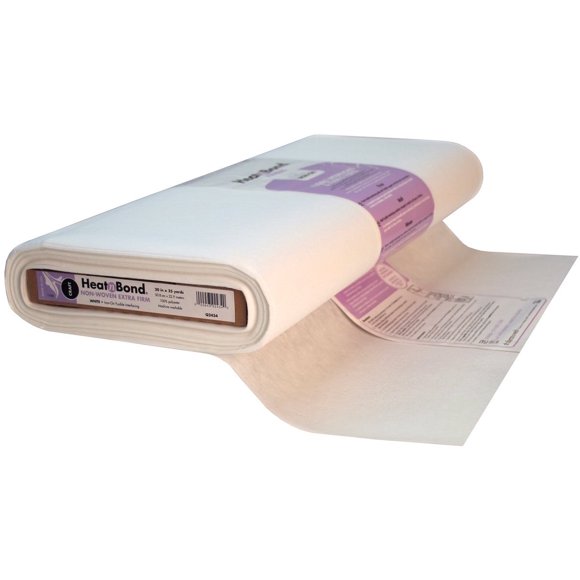 Entretela HeatnBond 51 cm x 23 m blanca no tejida