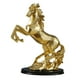 thumbnail image 4 of Escultura De Estatuilla De Caballo Obra De Arte Coleccionable Para La Decoración Del Escritorio Del Hogar Oro, 4 of 5
