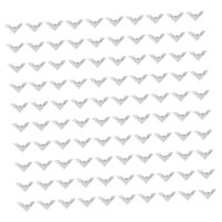 Bothyi - Protectores De Esquinas De Metal Para Libros, Versátiles, Para Diarios, Cuadernos, 100 Unidades, Color Plateado