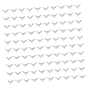 Bothyi - Protectores De Esquinas De Metal Para Libros, Versátiles, Para Diarios, Cuadernos, 100 Unidades, Color Plateado