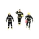 thumbnail image 1 of Figuras De Bombero En Miniatura De 3 Piezas Modelo De Personas Pequeñas Para Decoración De Escena DIY 72th, 1 of 3