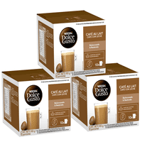 Café Nescafé Dolce Gusto Pack 3 Café Au Lait 10 Cápsulas