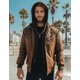 thumbnail image 1 of Chaqueta de Cuero Genuino Caballeros Hombre Moda Masculina, 1 of 3