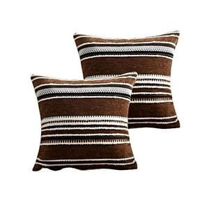 Parati - 2 Fundas De Cojines Diseño Chenille Lineas Mandala A2