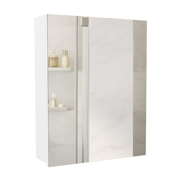 Botiquin De Baño 1 Puerta 50x40x12 Cm Blanco