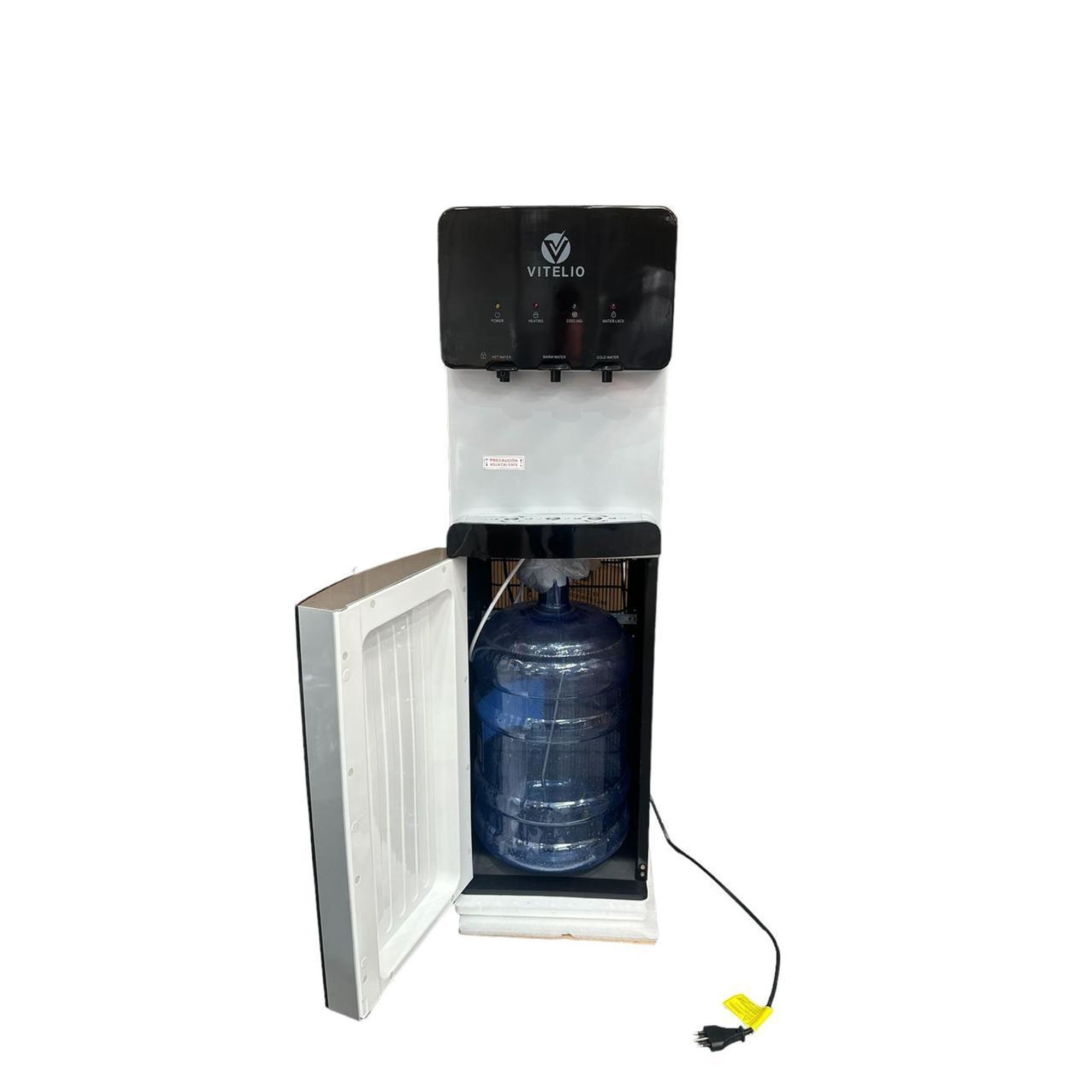Vitelio - Dispensador Bidón Oculto Compresor Agua Fría, Natural, Caliente