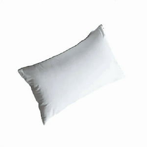 Genérico - Pack De 2 Fundas Terciopelo Liso 30X50 Cm Blanco