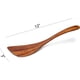 thumbnail image 2 of Xiao Hua Espátula para Freír de Madera de Acacia con Mango Largo y Fondo Plano, Espátula Antiadherente, Utensilio de Cocina ideal para Cocinar Huevos, Pescado y Panqueques, 1 Pieza, 2 of 4