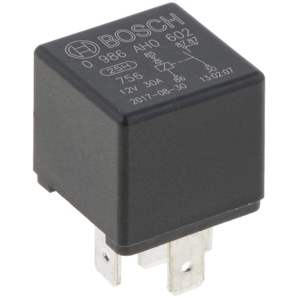 Minirelé Bosch 0986AH0602, normal, abierto, 5 pines, 12 V DC, 30 A