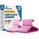 thumbnail image 1 of Perchas de plástico para niños Lifemaster 29,5 cm rosa, paquete de 10, 1 of 7