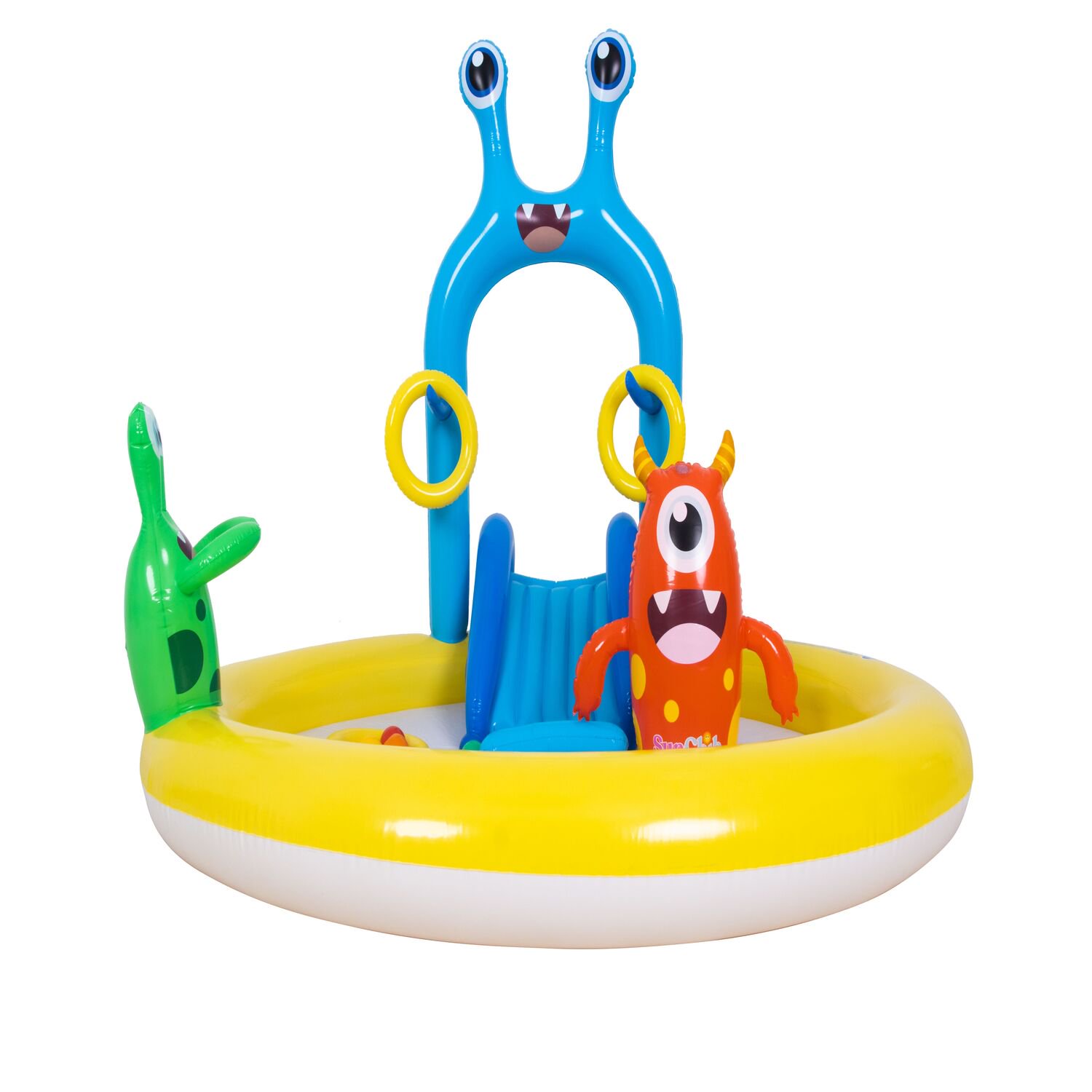 Igpro - Piscina De Juegos Inflable Lanza Agua Monster 138x171cm