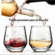 thumbnail image 3 of Set De 6 Vasos Altos Para Whisky Manhattan Vaso De Vidrio Transparente 400ML, 3 of 8