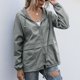 thumbnail image 4 of Chaqueta cortavientos impermeable para mujer Chaqueta cortavientos ligera con capucha para exteriores, 4 of 5