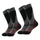 thumbnail image 1 of Calcetines de esquí para niños, paquete de 2 pares de calcetines de snowboard para niños y niñas pequeños, diseño por encima de la pantorrilla con puño antideslizante., 1 of 6