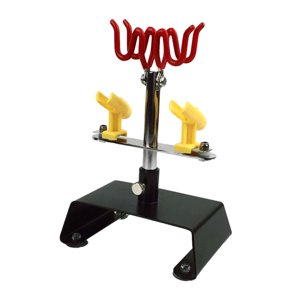Magideal - Estación De Soporte Para Aerógrafo Soporte Para Aerógrafo Accesorios Universales Para Colorear Modelos Resistente Admite Hasta 4 Aerógrafos Con Ventos Rojo Amarillo