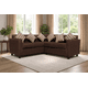 thumbnail image 1 of Sofa Seccional Constanza Cafe, 1 of 3