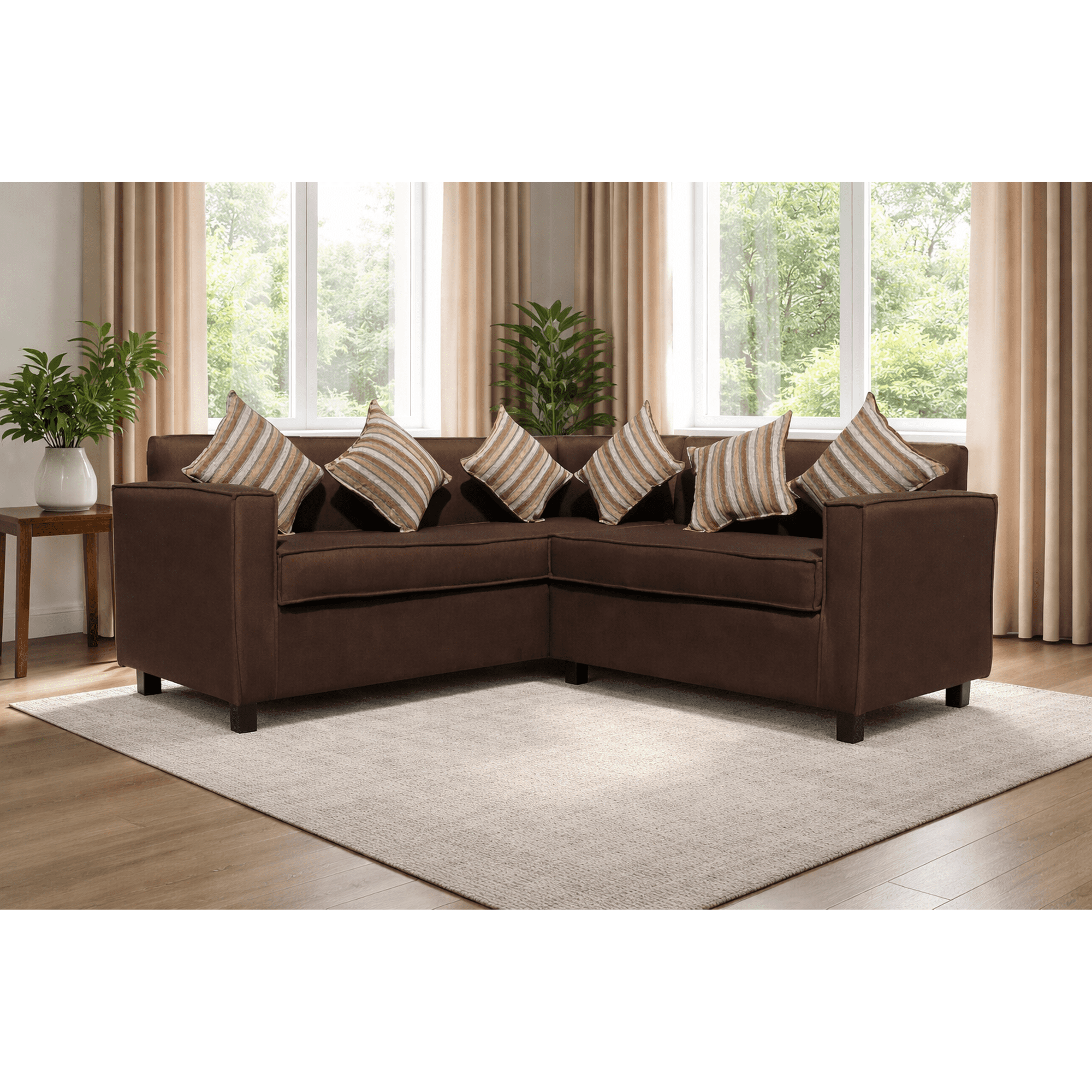 Almore - Sofa Seccional Constanza Cafe