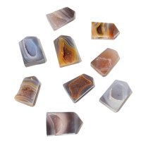 Magideal - Punto De Natural Decoración Para Piedra Preciosa Colección De Varita De Cristal Pulida , 30-50G